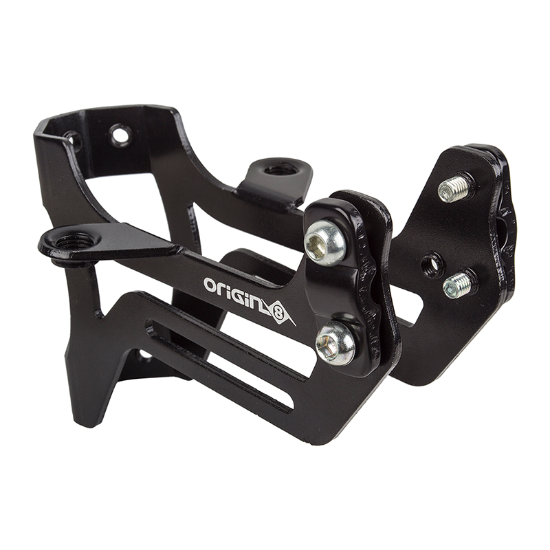 Origin8 Rail Tail Saddle Storage Mount  AL6061 Black Saddle Rail