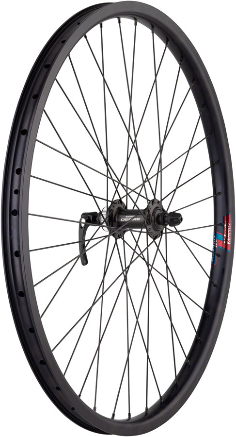 Quality Wheels Value HD Series Disc Front Wheel - QR x 100mm, Center-Lock, Black - Image 2