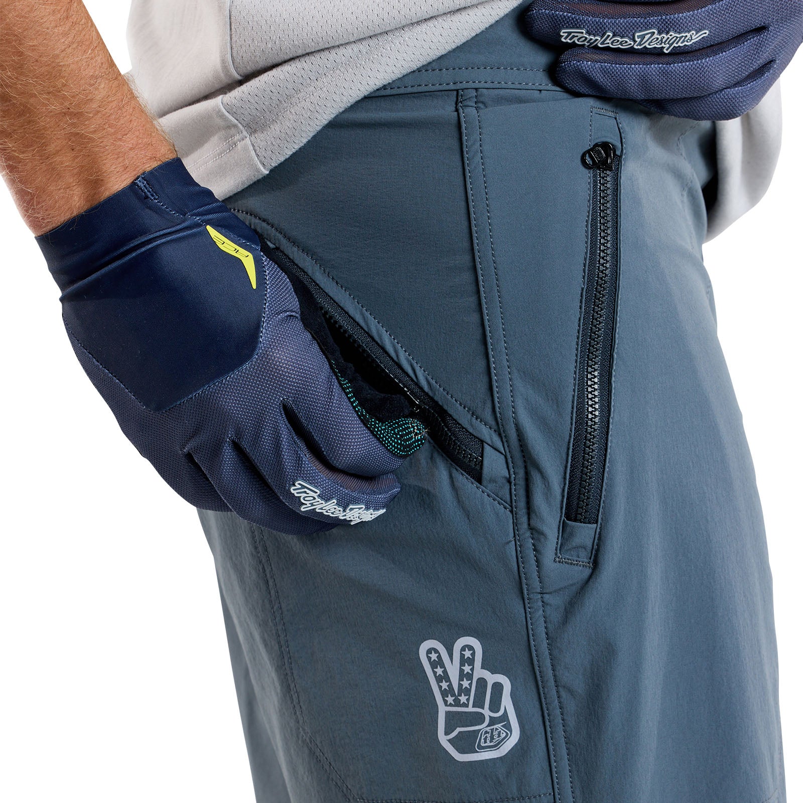 Skyline Trail Short W/Liner Mono Steel Blue - Image 11