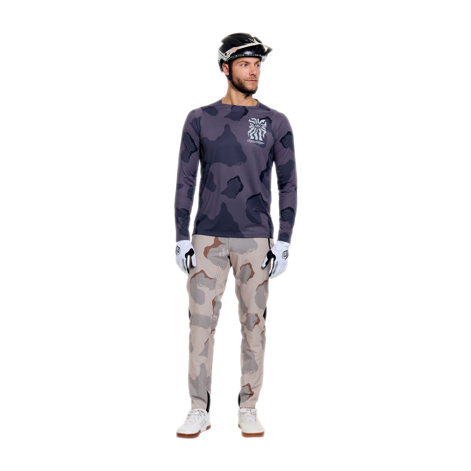 Skyline Pro LS Jersey Flow Camo Carbon - Image 8