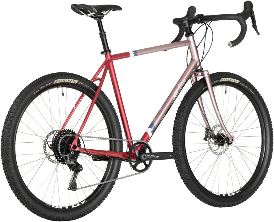 All-City Gorilla Monsoon Bike - 650b, Steel, GRX Hotberry Rhubarb - Image 3