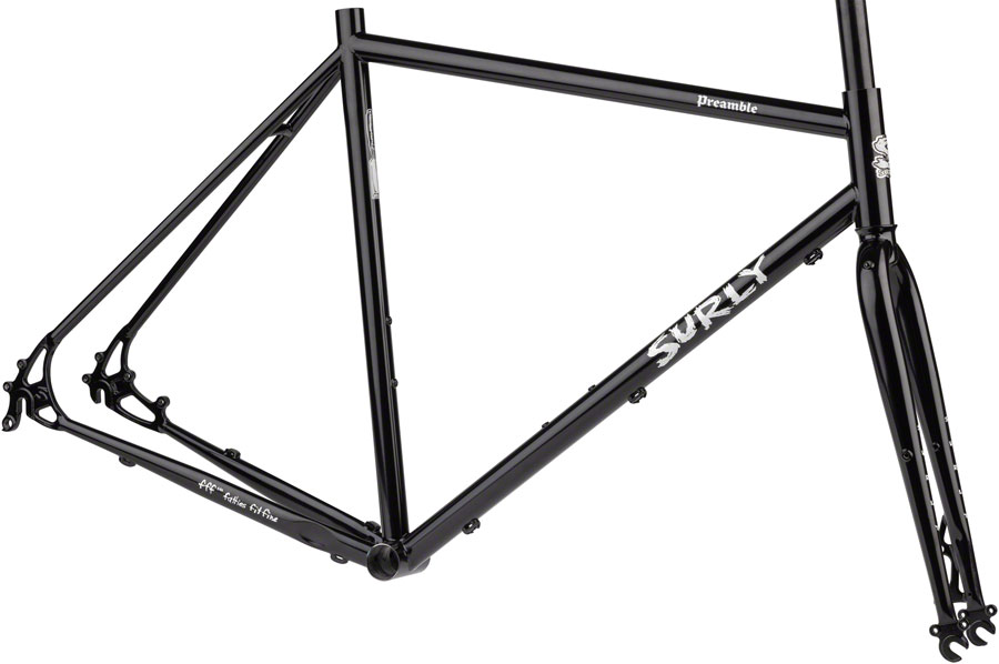 Surly Preamble Frameset - Hi-Viz Black Surly Preamble Frameset - Hi-Viz Black