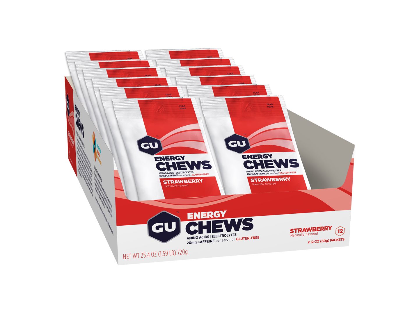Gu Energy Chews Box of 12 Bags - Image 2