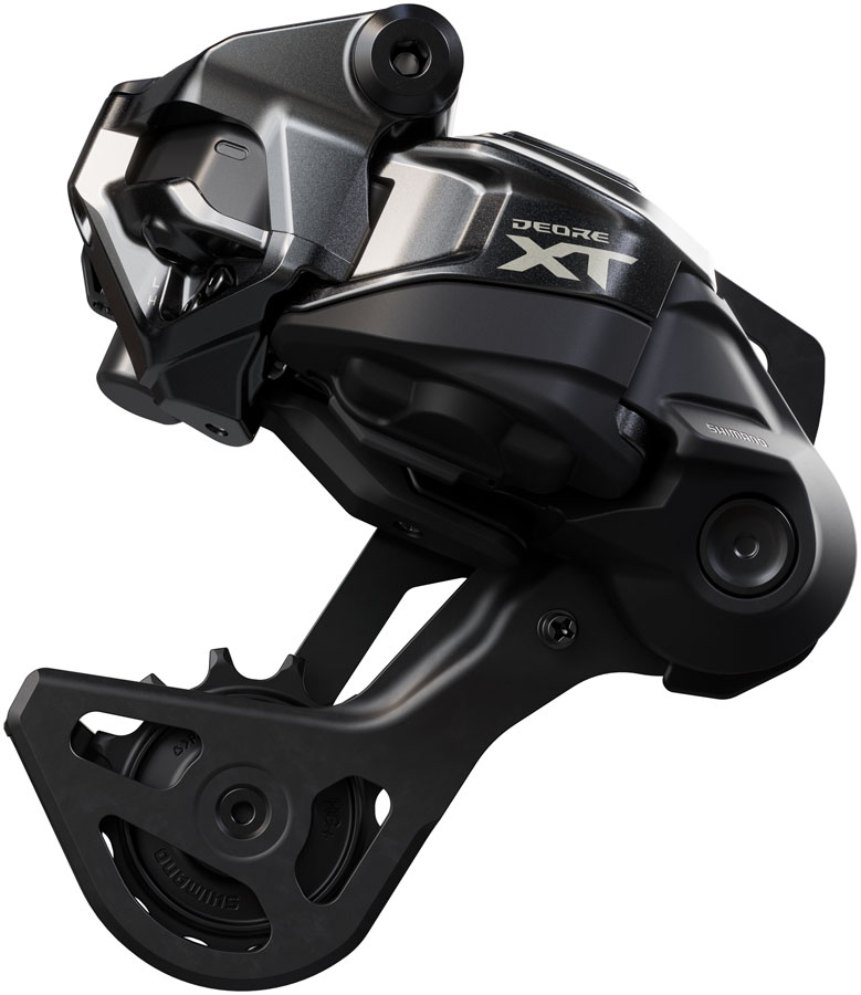 Shimano Deore XT RD-M8250-GS Di2 Wireless Rear Derailleur - 12-Speed Medium Cage Shadow ES BLK/Gray