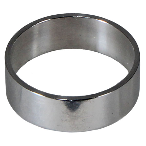 White Industries Straight Headset Spacer 10mm 1-1/8" Silver Each