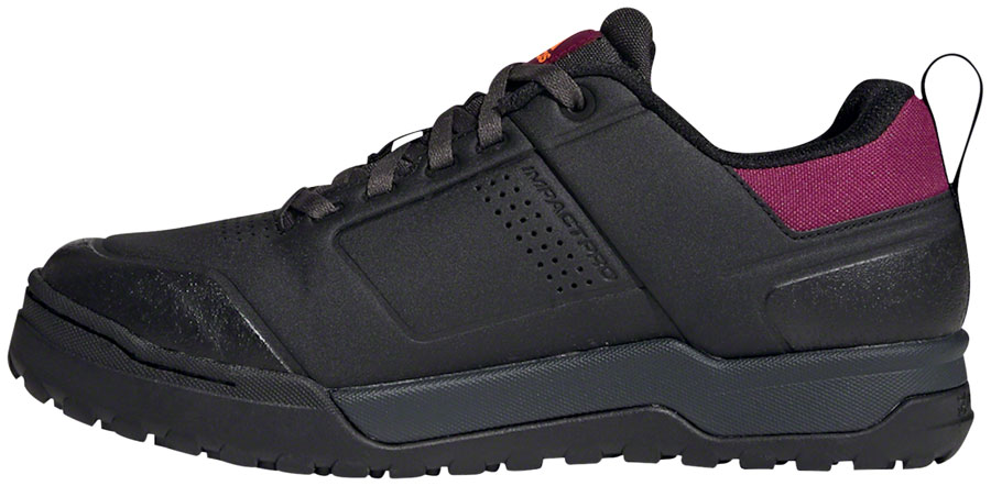 Five Ten Impact Pro Flat Shoes - Women's, Core Black / Signal Orange / Power Berry - Image 3
