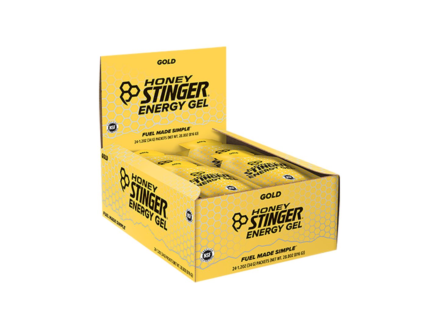 Supplement Honey Stinger Organic Gold Yellow Box 24