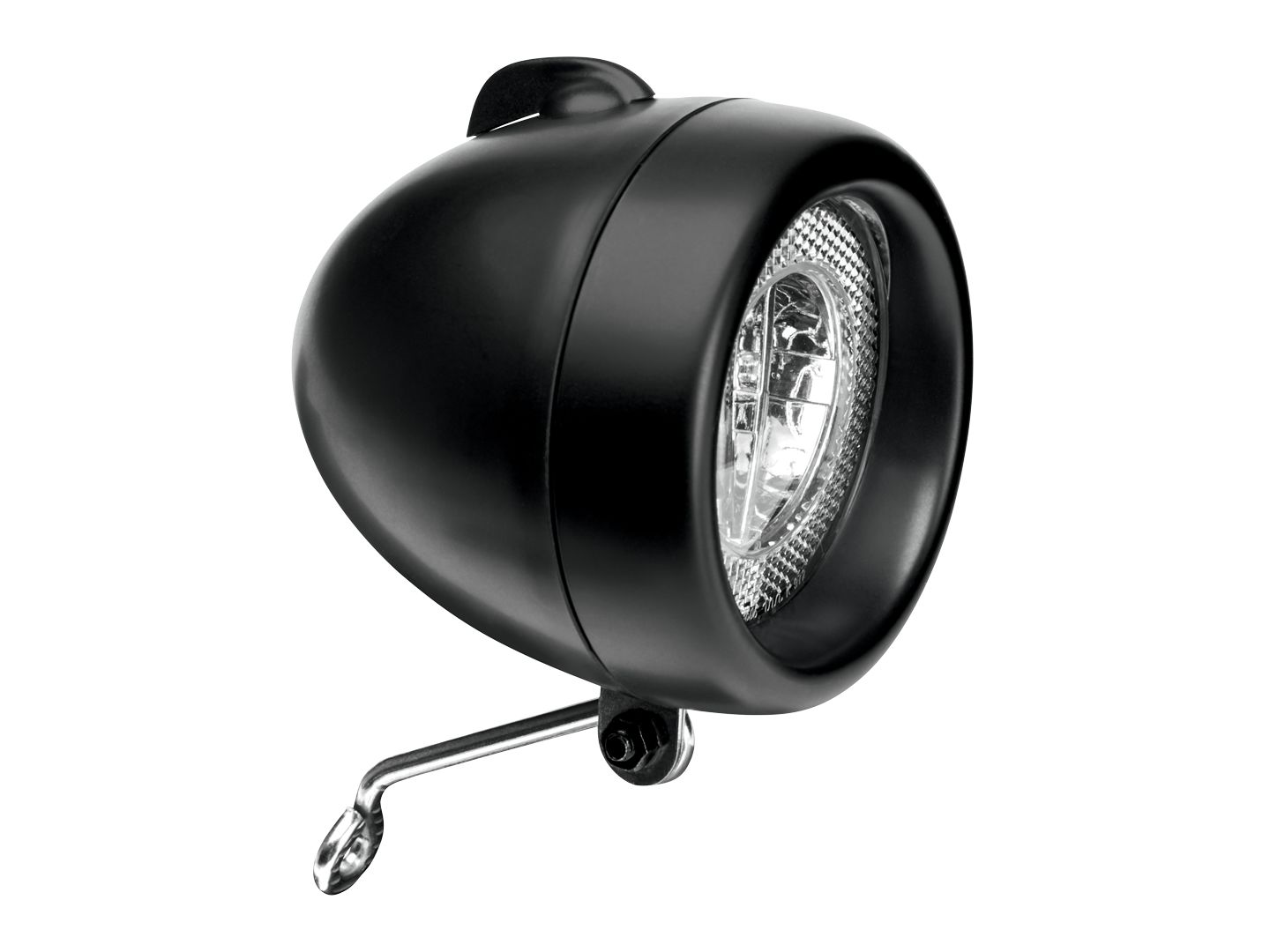 Electra Retro Headlight Matte Black Light