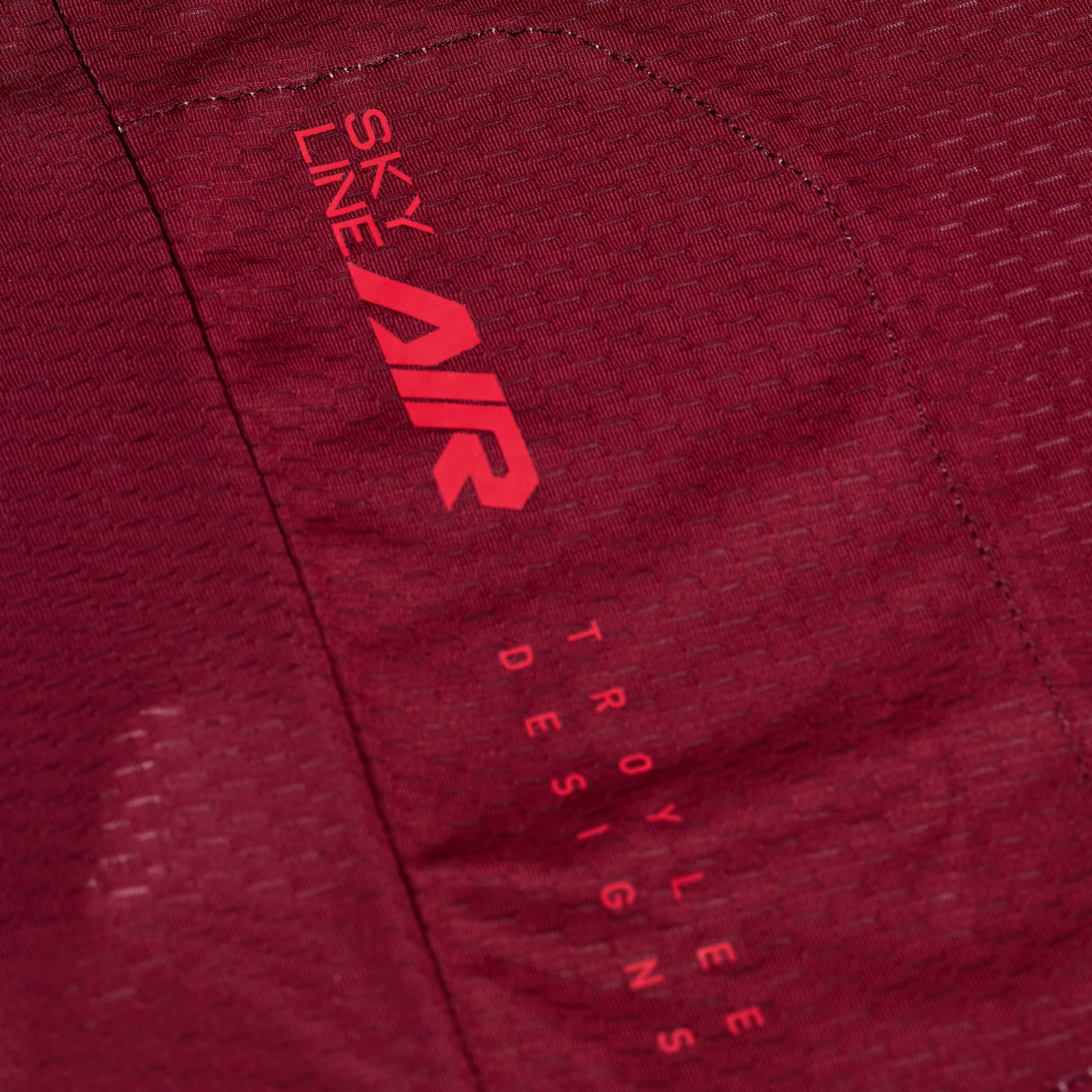 Skyline Air Long Sleeve Jersey Mono Oxblood - Image 5