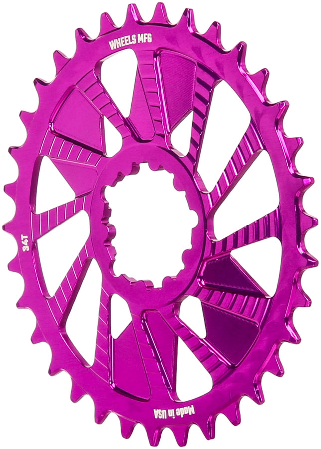 Wheels Manufacturing 3-Bolt Direct Mount T-Type Chain Compatible Chainring - Image 2