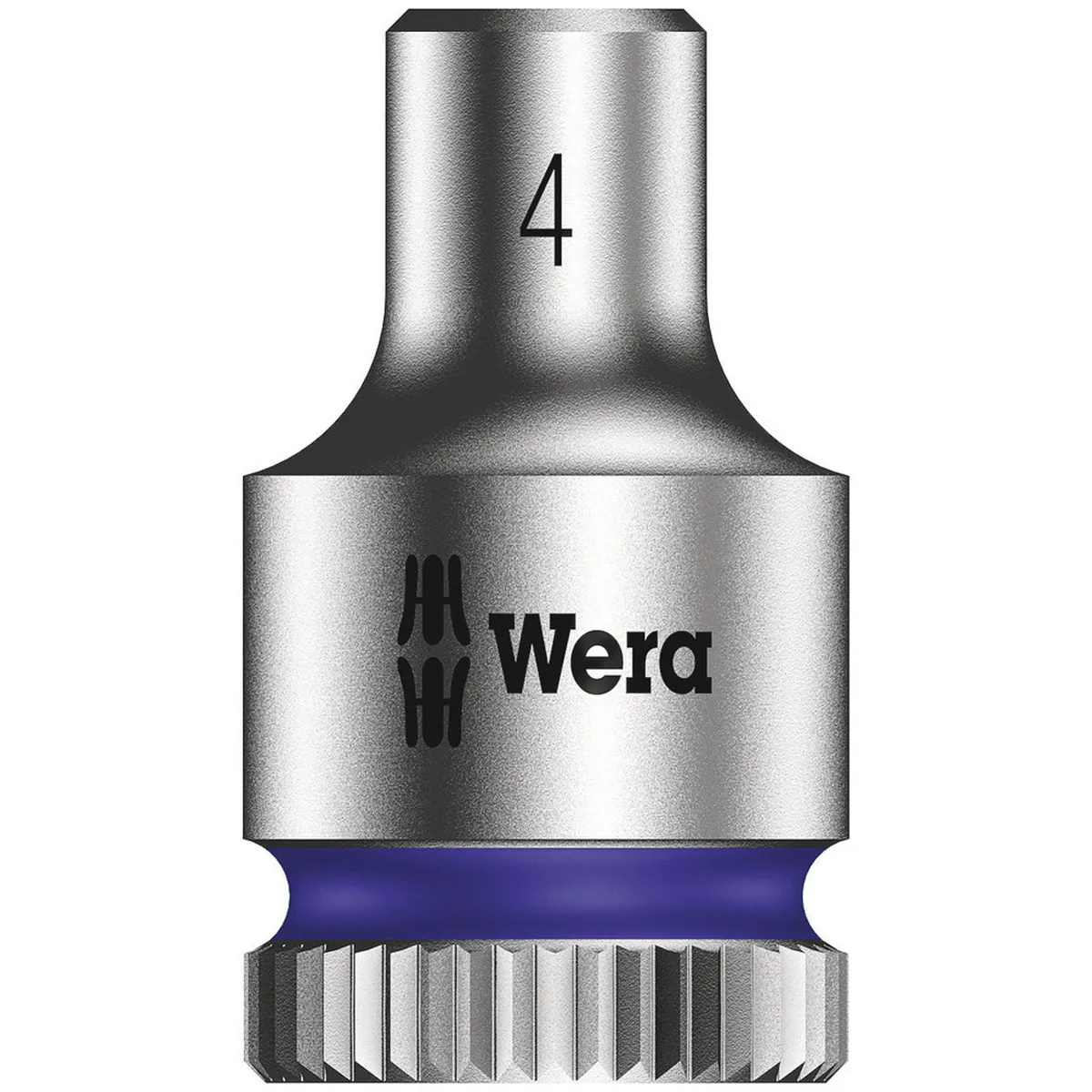 Wera Tool 8790 HMA ZYKLOP 1/4" Drive Socket 4mm
