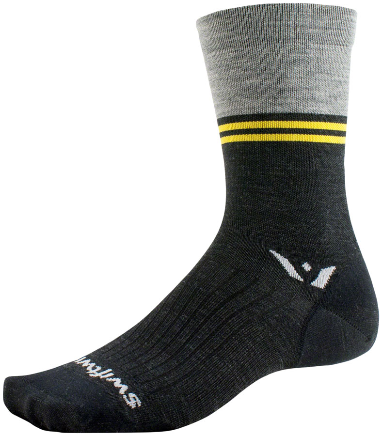 Swiftwick Pursuit Seven Ultralight Socks - 7", Block Stripe variant 3