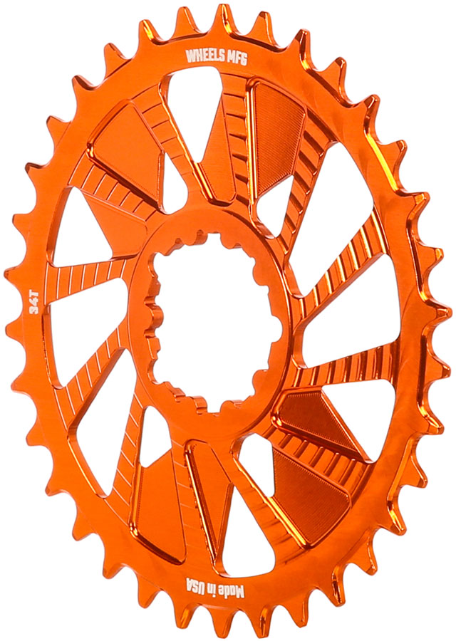 Wheels Manufacturing 3-Bolt Direct Mount T-Type Chain Compatible Chainring - Image 2