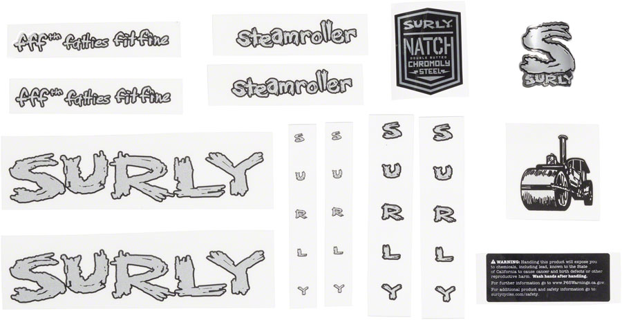 Surly Steamroller Decal Set variant 3