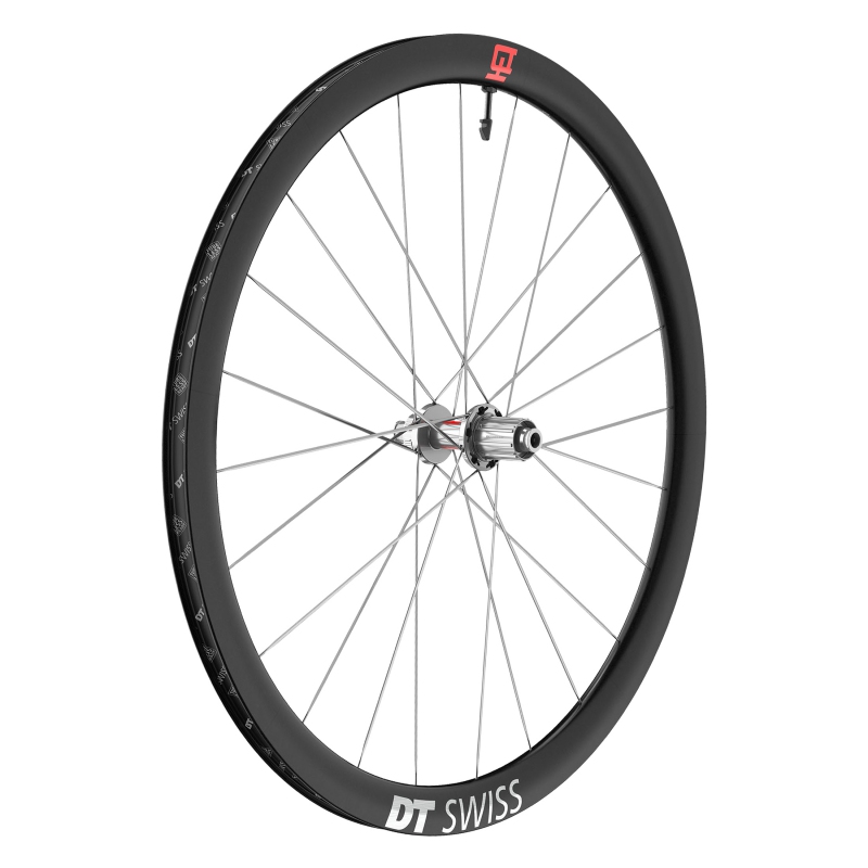 DT Swiss ARC 1100 38 DiCut Disc Wheel - Silver/Silver/Black variant 2