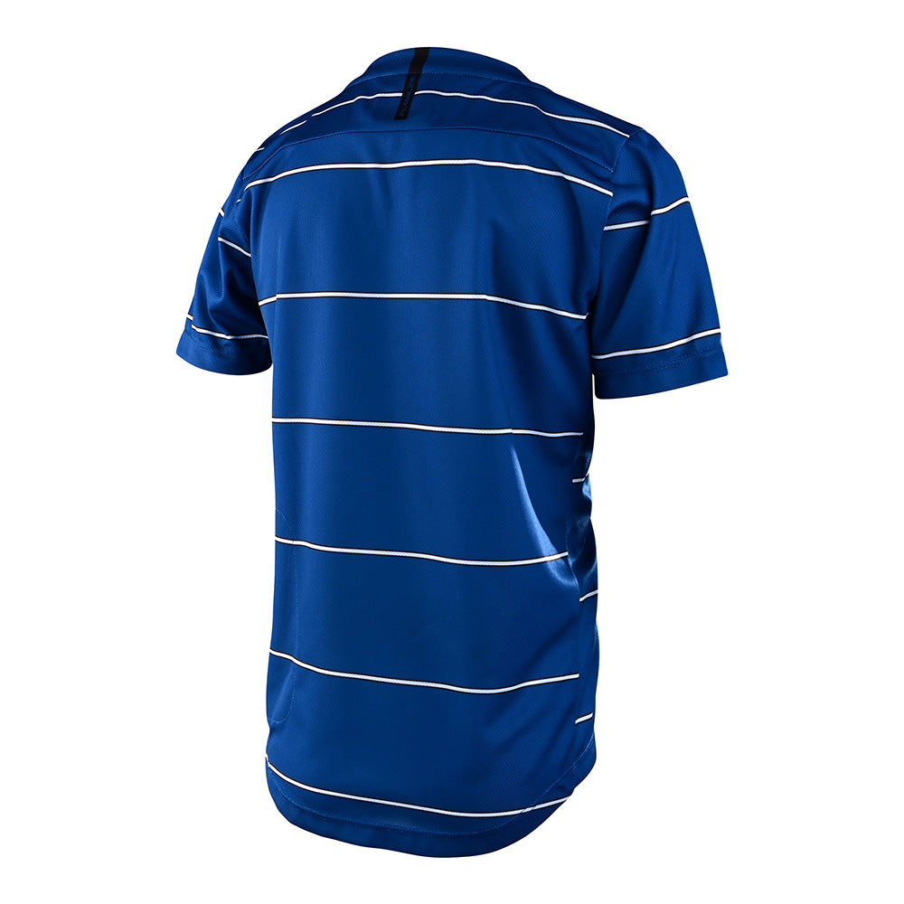Youth Flowline SS Jersey Revert True Blue - Image 2