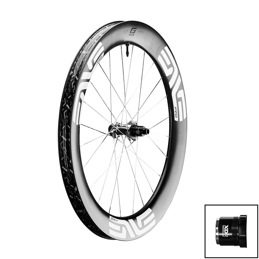 ENVE G SES 6.7 Pro Wheel Rear 700C / 622 Holes: 24 12mm TA 142mm Disc Center Lock Shimano HG ENVE G SES 6.7 Pro Wheel Rear 700C / 622 Holes: 24 12mm TA 142mm Disc Center Lock Shimano HG