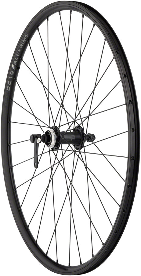 Quality Wheels Value Double Wall Series Disc Front Wheel - 650b QR x 100mm Center-Lock BLK 28H variant 3