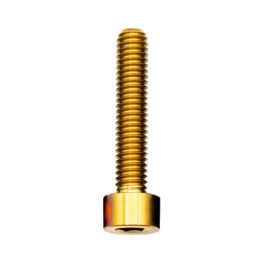 Better Bolts Headset Top Cap Ti Bolt Gold 1/Count