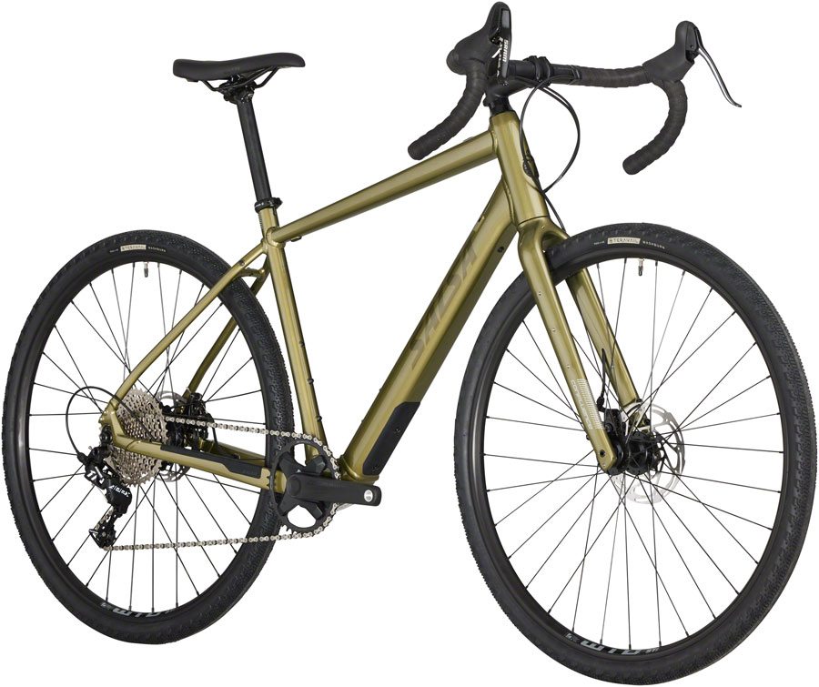 Salsa Confluence Drop Bar Apex 1 Ebike- 700c, Aluminum, Avocado Green - Image 2