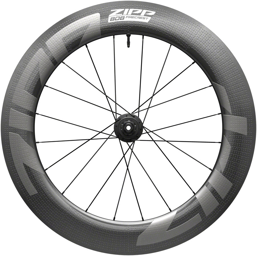Zipp 808 Firecrest Tubeless Rear Wheel - 700, 12 x 142mm, Center-Lock, Tubeless, Black, B1