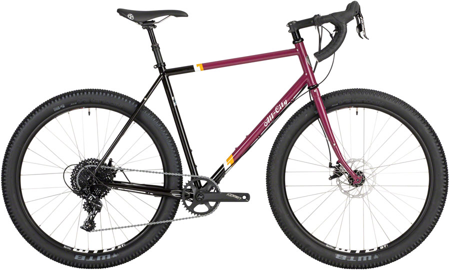 All-City Gorilla Monsoon Bike - 650b Steel APEX Charred Berry 61cm