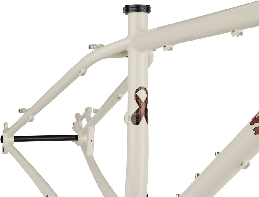 Surly Karate Monkey Frameset - 27.5", Steel, Snow Mold White - Image 3