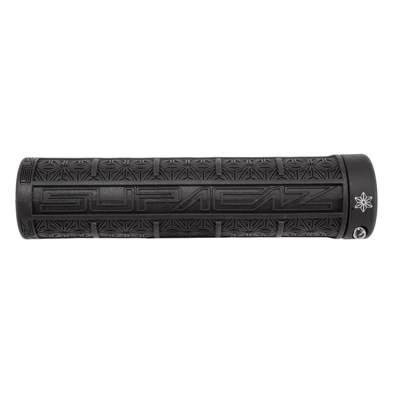 Supacaz Grizips Lock-On Grips Black/Black 135mm Single Lock On Supacaz Grizips Lock-On Grips Black/Black 135mm Single Lock On