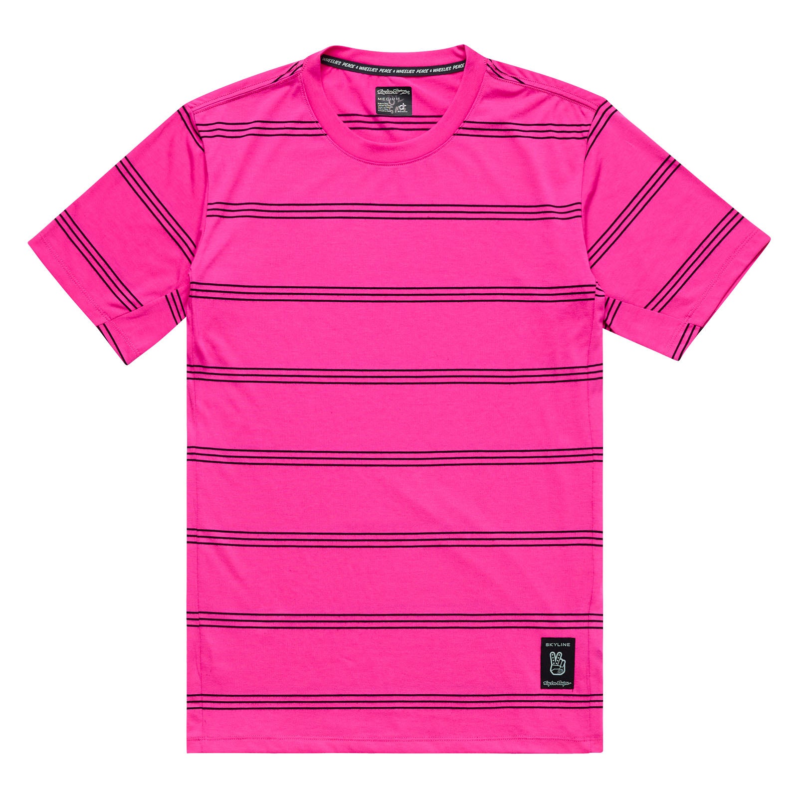 Skyline Short Sleeve Ride Tee Washed Out Party Pink Skyline Short Sleeve Ride Tee Washed Out Party Pink