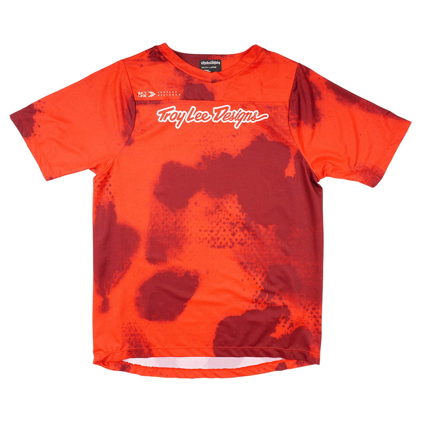 Youth Skyline Short Sleeve Jersey Flared Fiery Red Youth Skyline Short Sleeve Jersey Flared Fiery Red