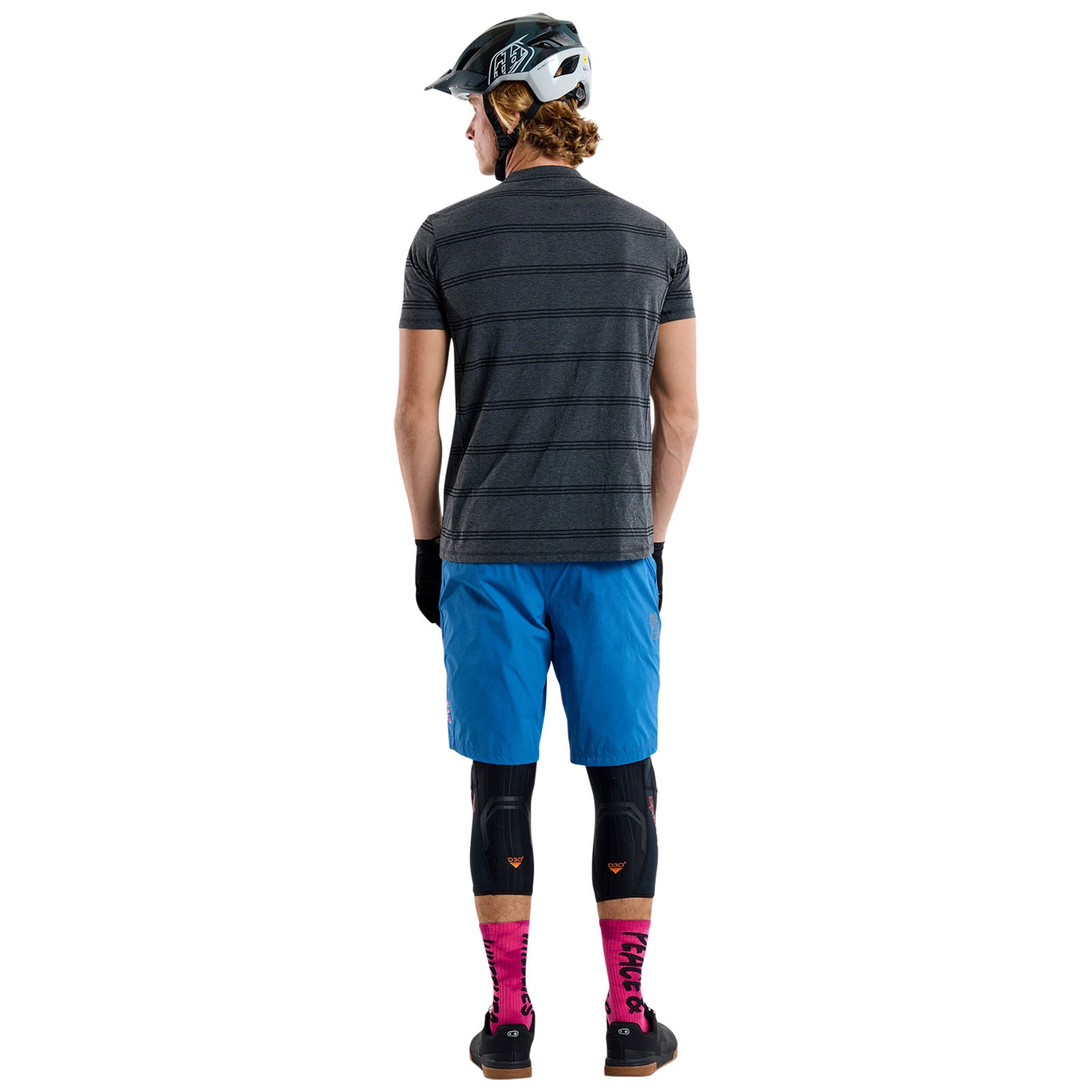Skyline Short Sleeve Ride Tee Washed Out Dark Cloud - Image 9