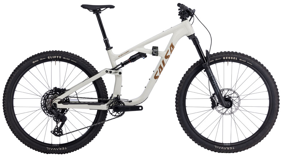 Salsa Blackthorn 125 Eagle 70 Bike - 29" Aluminum Vapor Gray Small