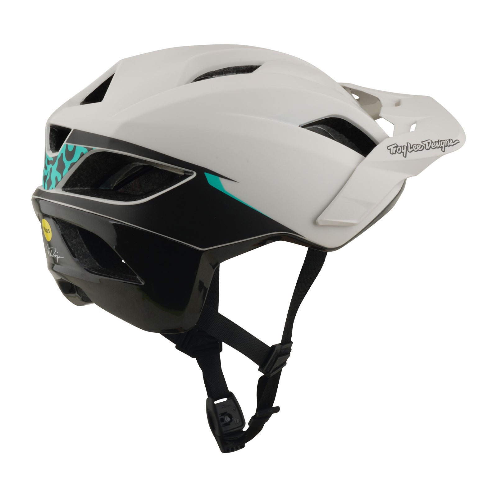 Flowline SE Helmet Stacks Pumice / Real Teal - Image 4