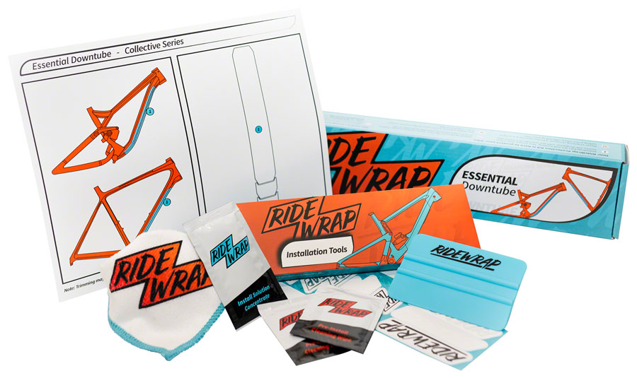 RideWrap Essential Downtube Frame Protection Kit - Image 4