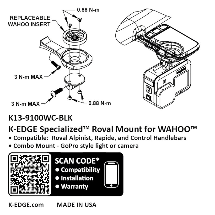 K-Edge Wahoo Specialized Roval Combo Mount - Image 4