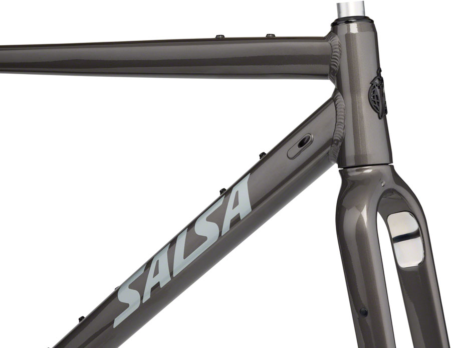Salsa Stormchaser Frameset - 700c, Aluminum, Metallic Black - Image 2