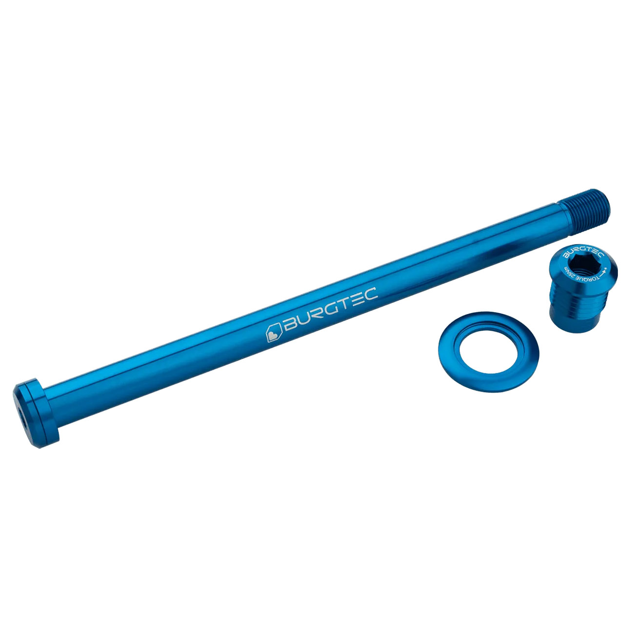Burgtec Trek 184.5mm Rear Axle Deep Blue
