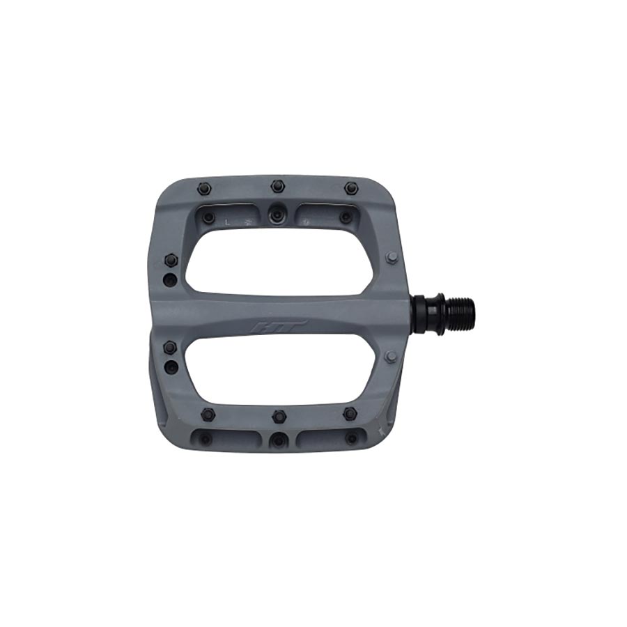 HT Components PA03A Nano P Platform Pedals Body: Nylon Spindle: Cr-Mo 9/16'' Grey HT Components PA03A Nano P Platform Pedals Body: Nylon Spindle: Cr-Mo 9/16'' Grey
