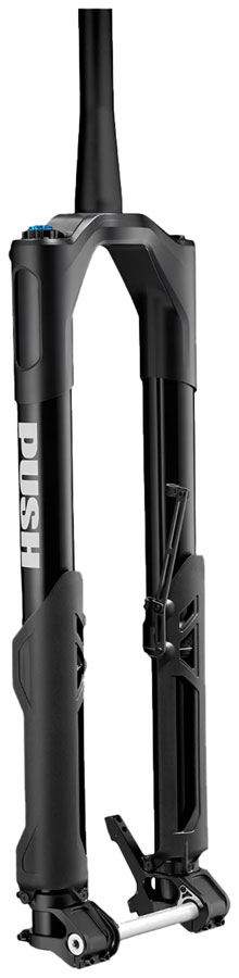 PUSH Industries Nine One V2 Inverted Coil Suspension Fork - 29" 170 mm 15 x 110mm 44mm Offset 40 lb. Spring Graphite BLK PUSH Industries Nine One V2 Inverted Coil Suspension Fork - 29" 170 mm 15 x 110mm 44mm Offset 40 lb. Spring Graphite BLK
