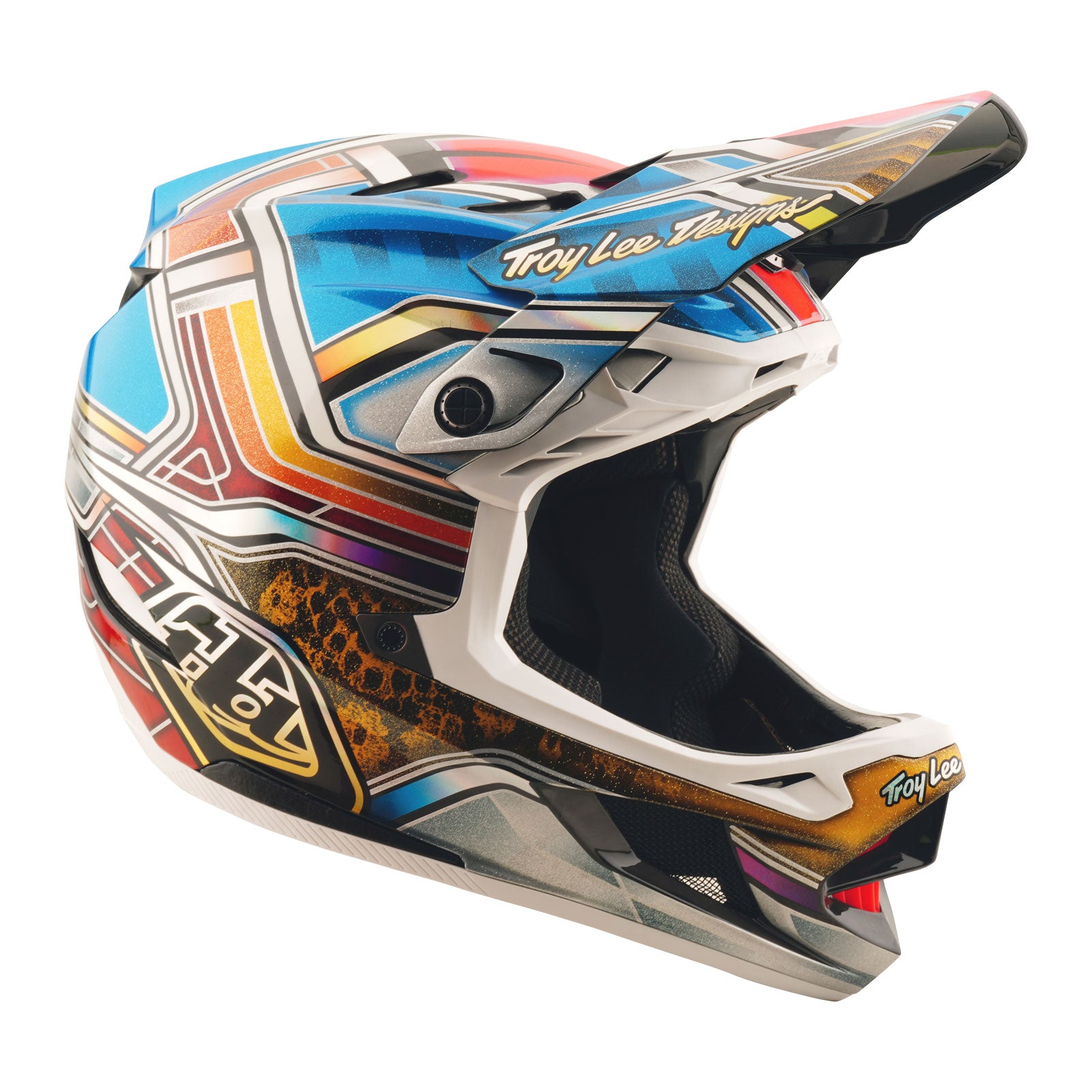 D4 Carbon Helmet Lowrider Blue - Image 6