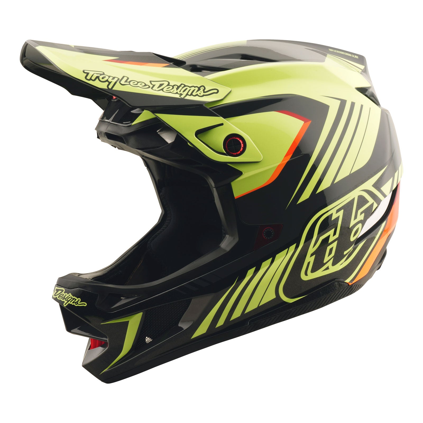 D4 Polyacrylite Helmet Qualifer Black / Yellow - Image 7
