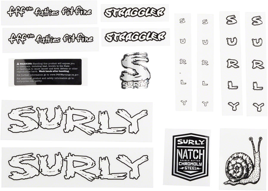 Surly Straggler Decal Set variant 2