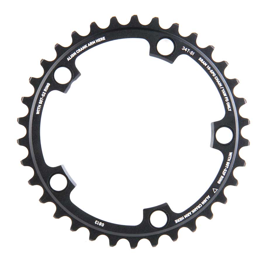 SRAM 34T 10 sp BCD 110mm 5-Bolt Red 2012 Inner Chainring For 34/50 Aluminum Black 11.6218.001.001 SRAM 34T 10 sp BCD 110mm 5-Bolt Red 2012 Inner Chainring For 34/50 Aluminum Black 11.6218.001.001