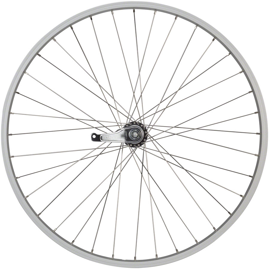 Quality Wheels Value Single Wall Series Coaster Brake Rear Wheel - 3/8" x 124mm, Coaster Brake, 3 Prong Cog, Silver - Image 6
