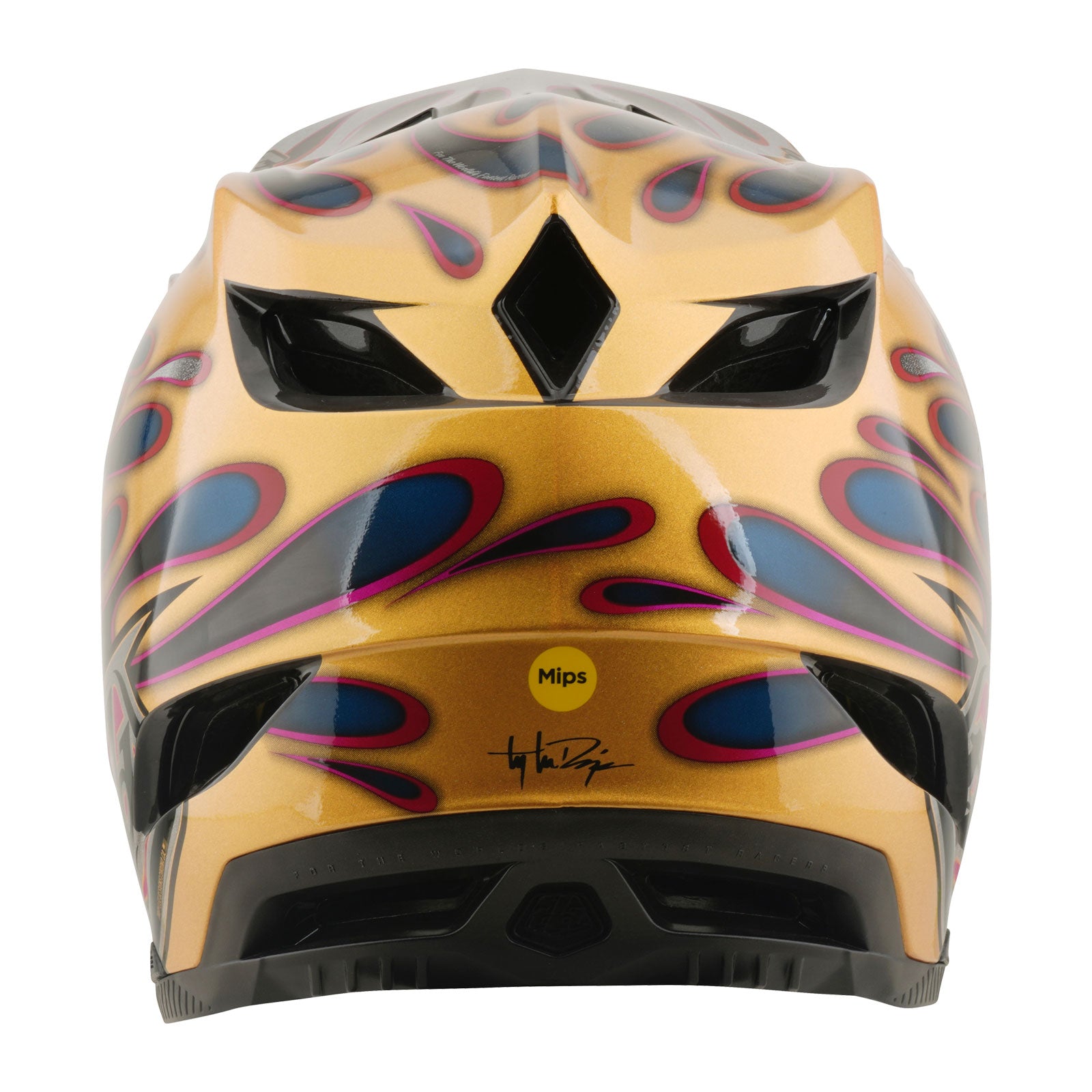 D4 Carbon Helmet Overspray Gold / Black - Image 3