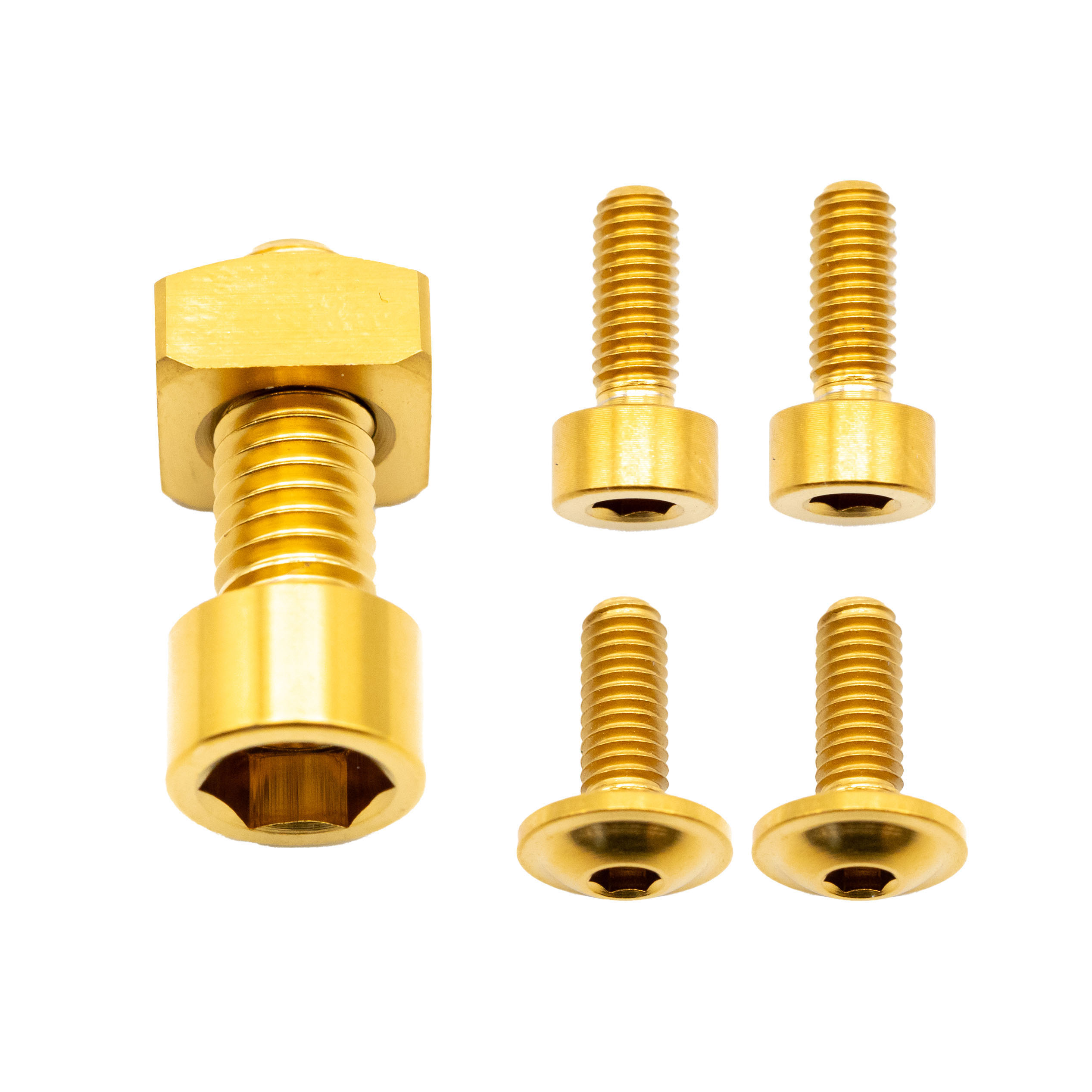 Better Bolts Fox 36 Fork Ti Bolt Kit 2021-2025 Fit4 Gold 6/Count