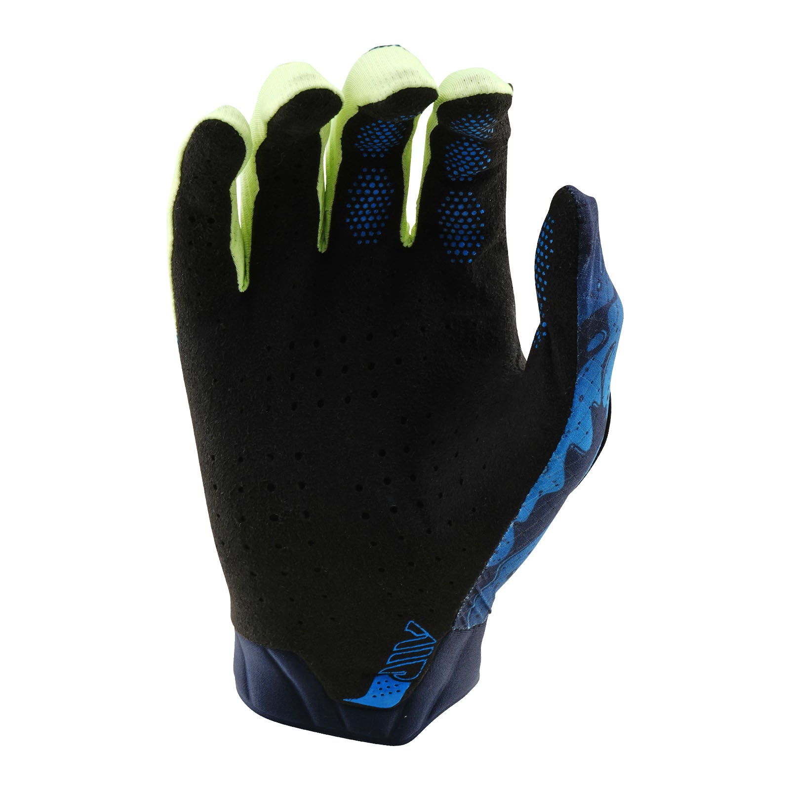 Youth Air Glove Drip Glo Yellow / Dark Navy - Image 2