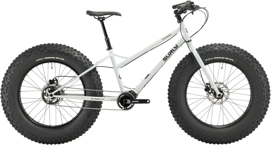 Surly Moonlander Fat Tire Bike - 24", Steel, Lunar Dust Gray