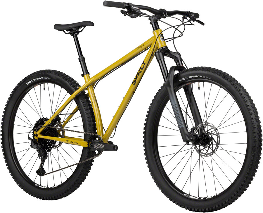 Surly Krampus Front Suspension Bike - 29", Steel, Nose Drip Curry - Image 2