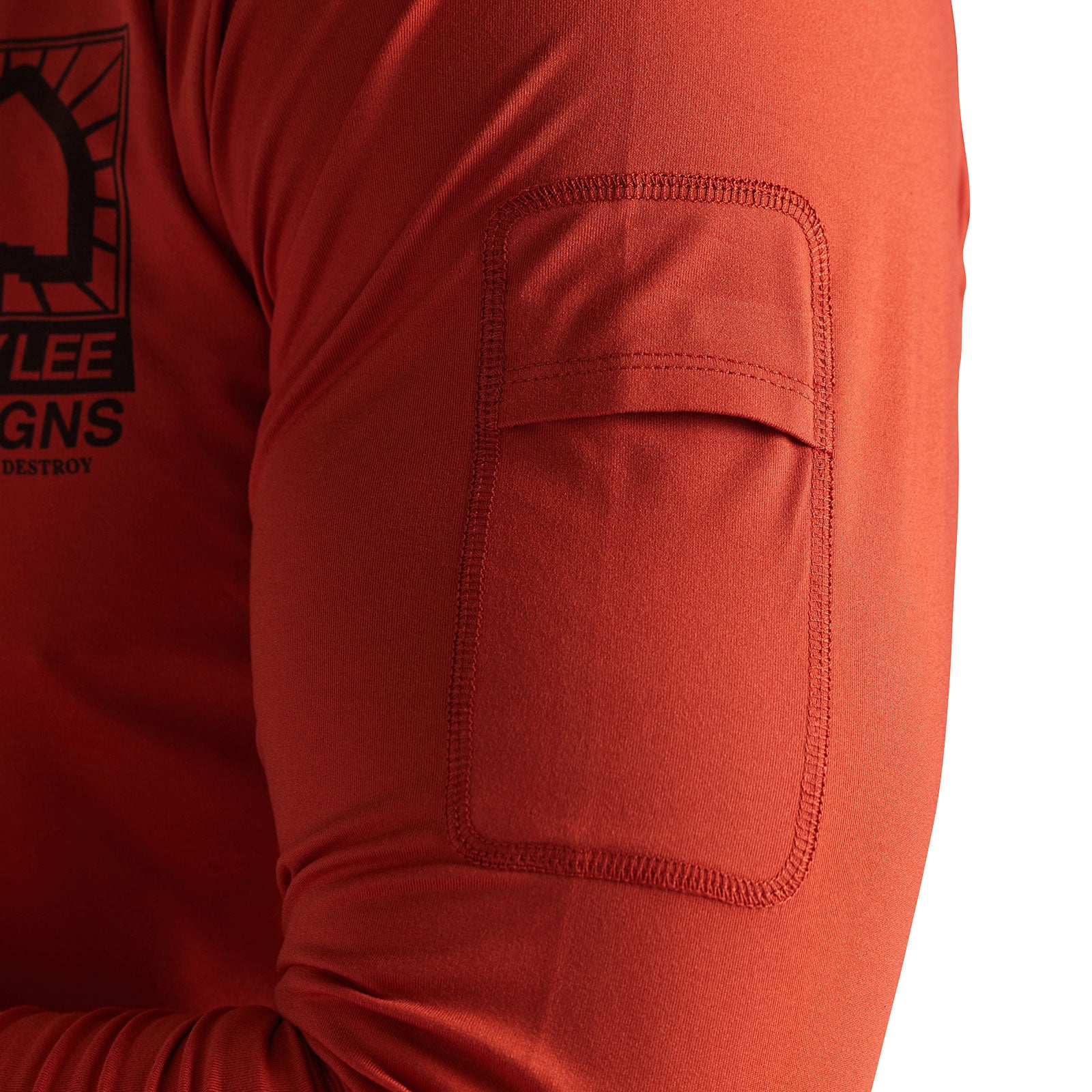 Ruckus Long Sleeve Ride Tee Create To Destroy Brick - Image 7